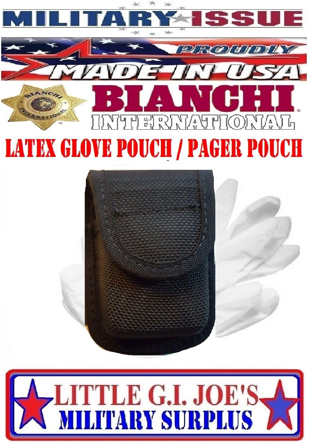 Bianchi 18481 Accumold Pager Pouch / Emt Latex Glove Pouch 7315
