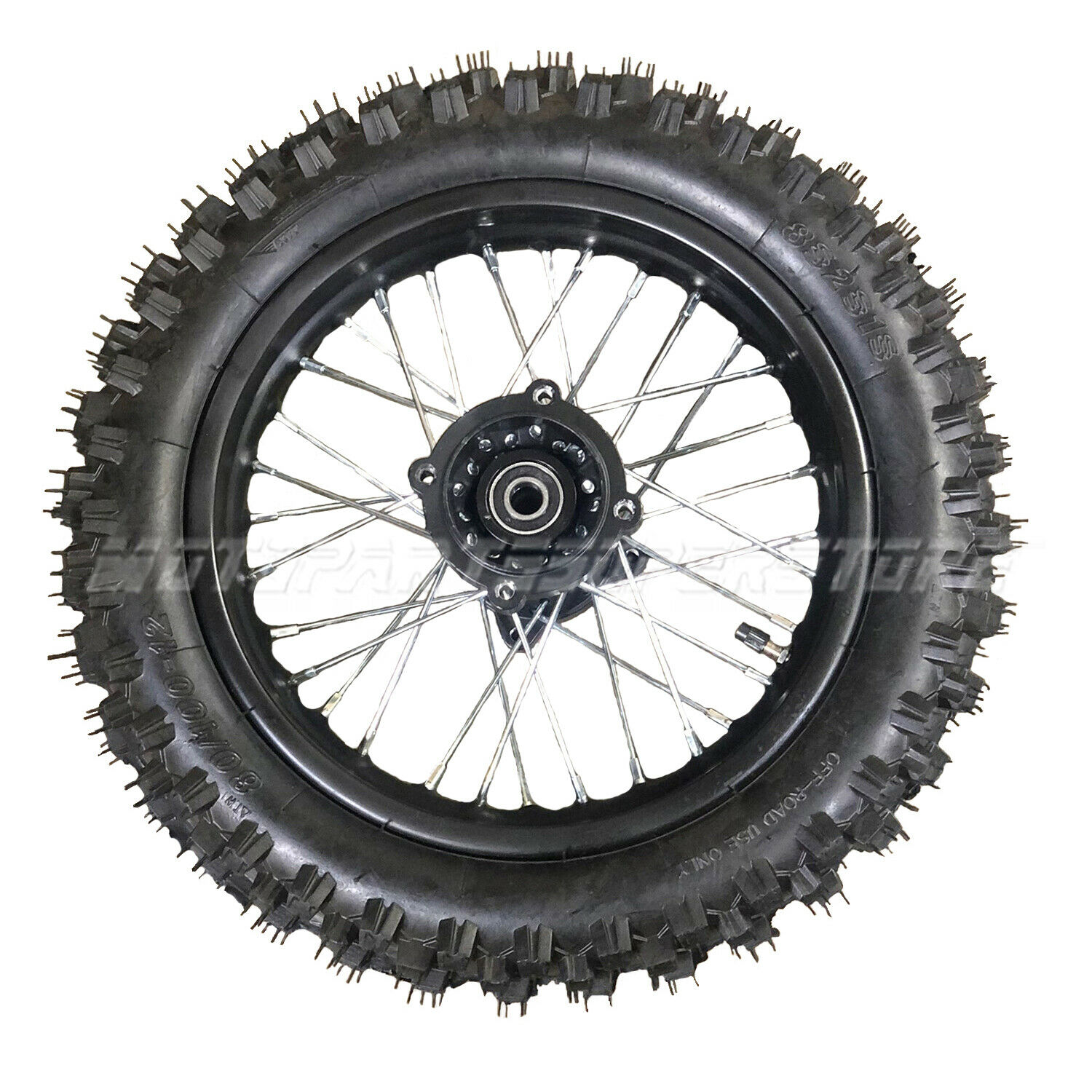 12" Rear Wheel Rim Tire Assembly For 70cc 90cc 110cc 125cc Dirt Bike Taotao Ssr