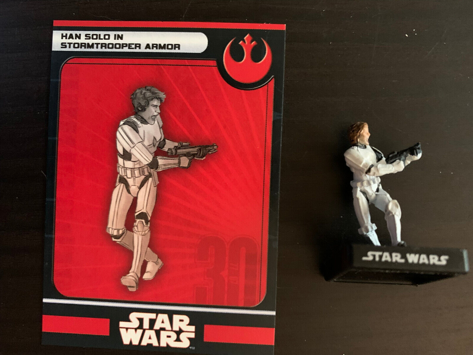 Star Wars Miniatures - Han Solo In Stormtrooper Armor W/card - A&e 08/60 - R