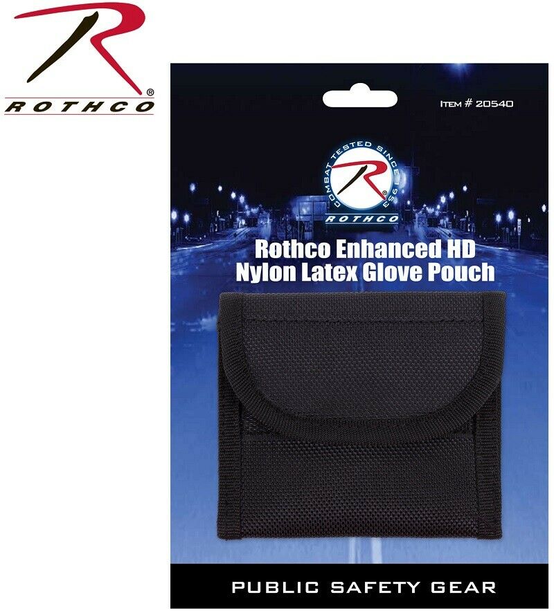 Glove Pouch Ems Deluxe Police Duty Belt Nylon Latex Glove Pouch Rothco 20540